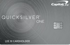 Capital One QuicksilverOne Secured Rewards Card