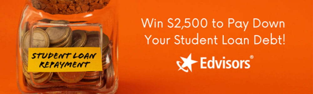 Win $2500 to pay down student loan debt