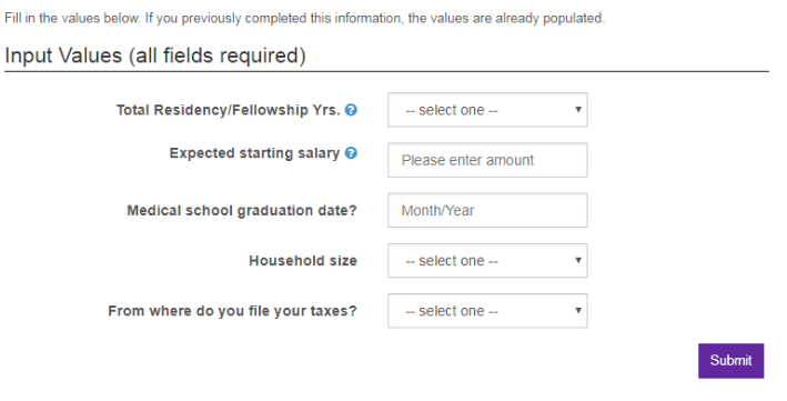 AAMC Med School Calculator