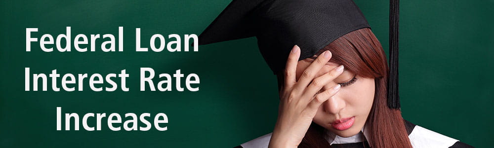 Frustrated College Grad at Federal Loan Interest Rate Increase