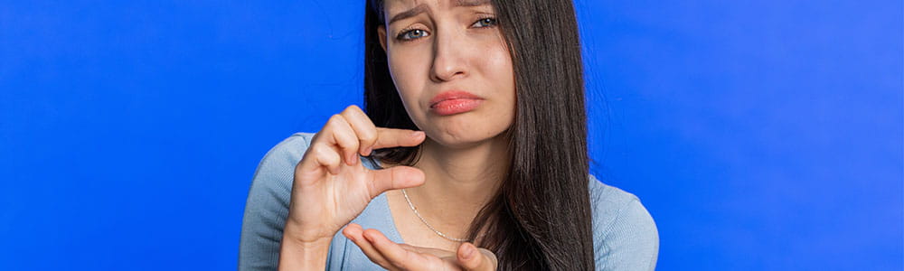 Sad girl asking for a little more financial aid in her appeal