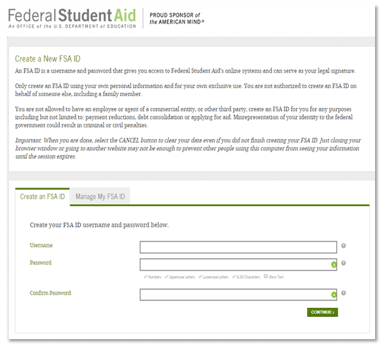 fsa-create-an-fsa-id