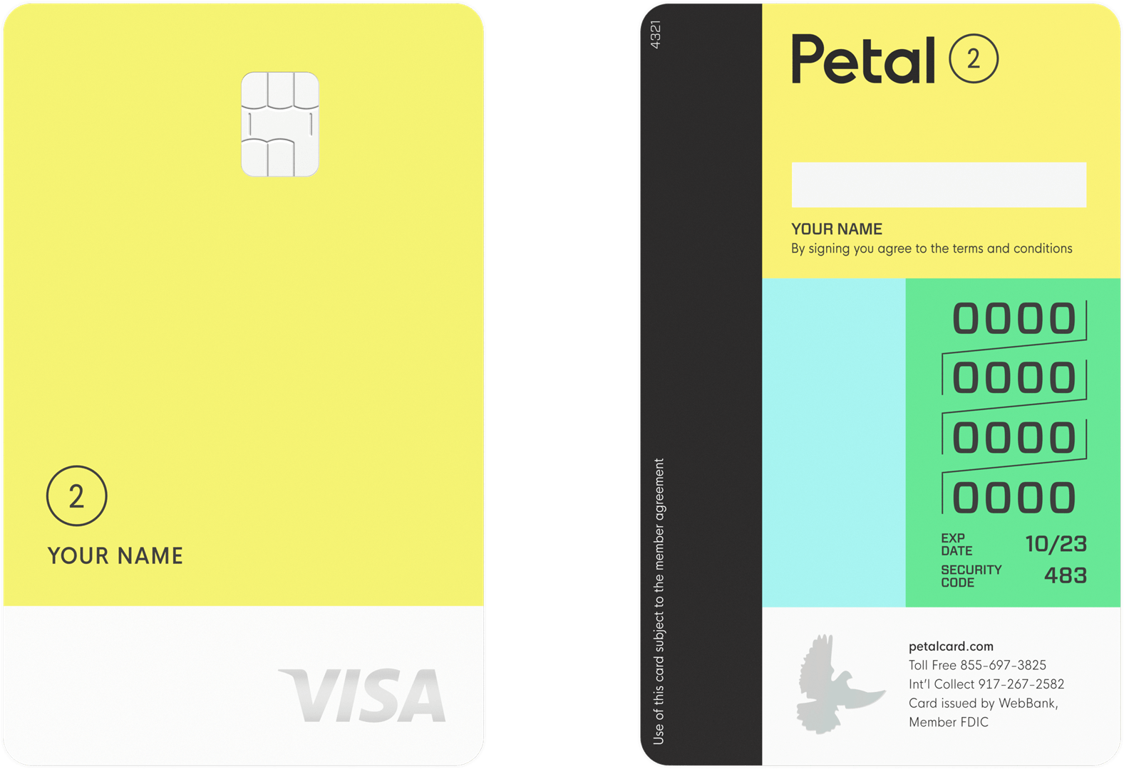 Petal 2 Cash Back No Fees Visa Credit Card